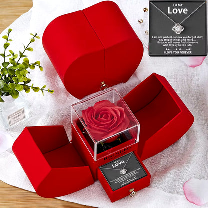 Christmas Gift Party Favor Flower Box Gift Box Birthday for Mother Girlfriend Womens Gifts Bridesmaid Valentines Day Gift