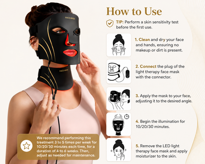 Renew Red Light Face & Neck Mask Therapy