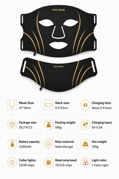 Renew Red Light Face & Neck Mask Therapy