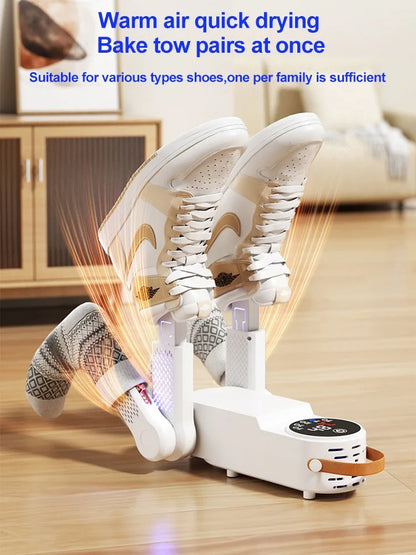 Electric Drying Shoe Dryer Dual V Bracker Multifunction UV Foot Boot Dryer Eliminate Odor Fast Drying Boot Deodorizer 220V Dryer