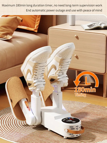 Electric Drying Shoe Dryer Dual V Bracker Multifunction UV Foot Boot Dryer Eliminate Odor Fast Drying Boot Deodorizer 220V Dryer