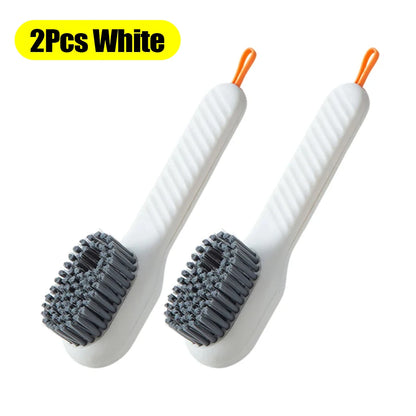 1/2Pcs Multifunctional Cleaning Brush Soft Automatic Liquid Shoe Brush Clothes Brush Shoe Clothing Board Brush Shoe Cleaner Tool