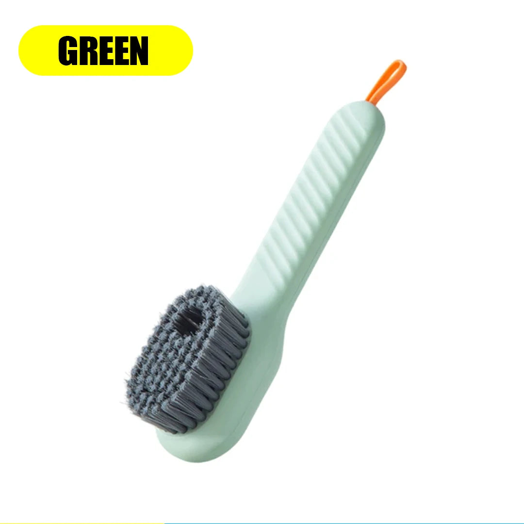 1/2Pcs Multifunctional Cleaning Brush Soft Automatic Liquid Shoe Brush Clothes Brush Shoe Clothing Board Brush Shoe Cleaner Tool