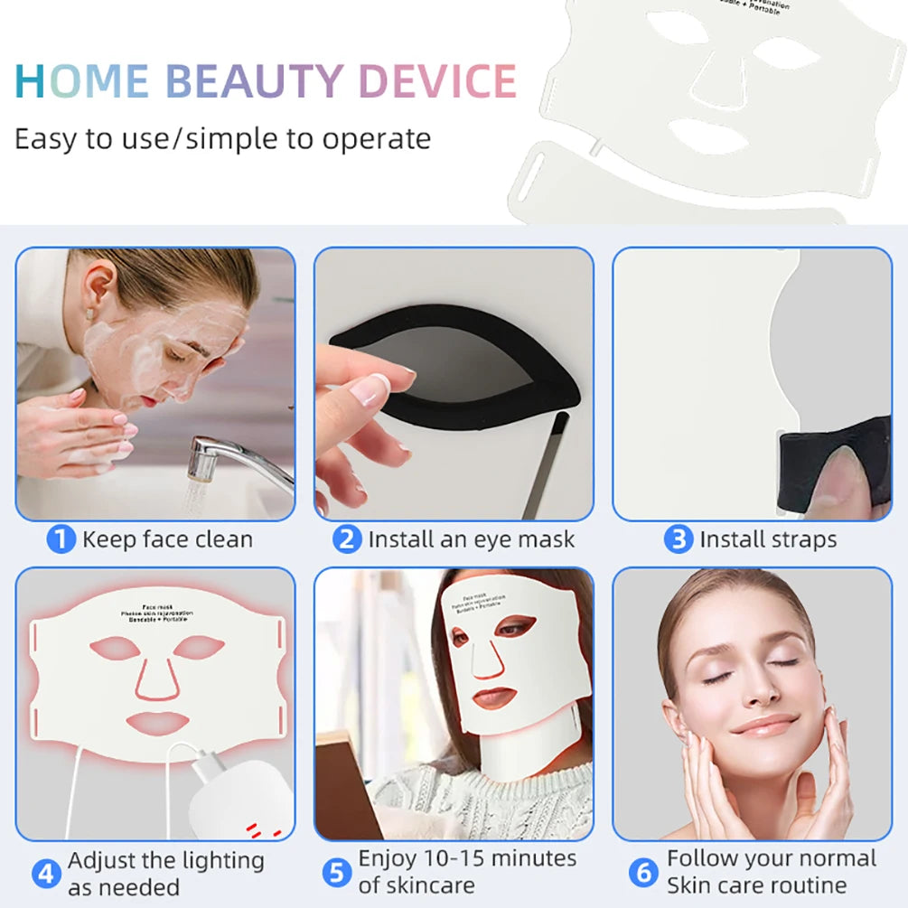Renew Red Light Face & Neck Mask Therapy