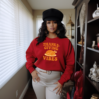 Thanksgiving Vibes Heavy Blend Sweatshirt