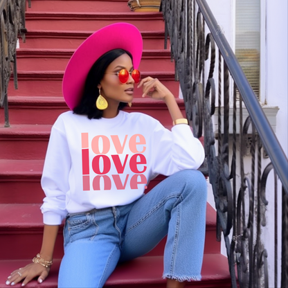 Love Love Heavy Blend Sweatshirt